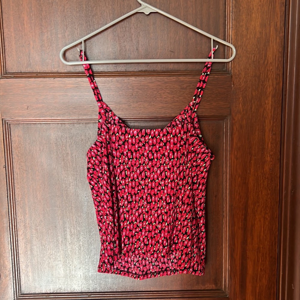 Mango Print Ruched Top - Picture 8 of 8